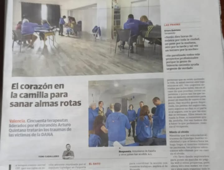 noticias equipo de Instituto Upledger en valencia